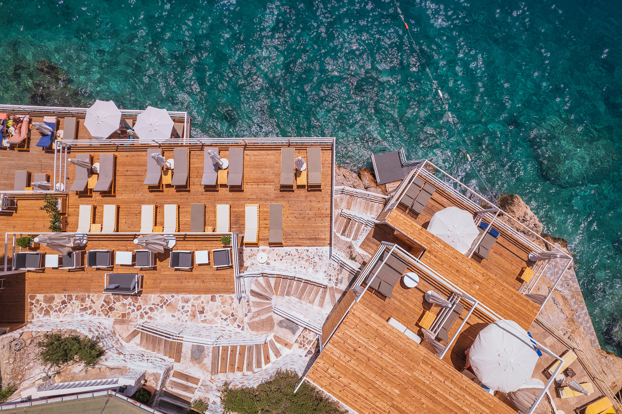 Likya Beach Club aerial view