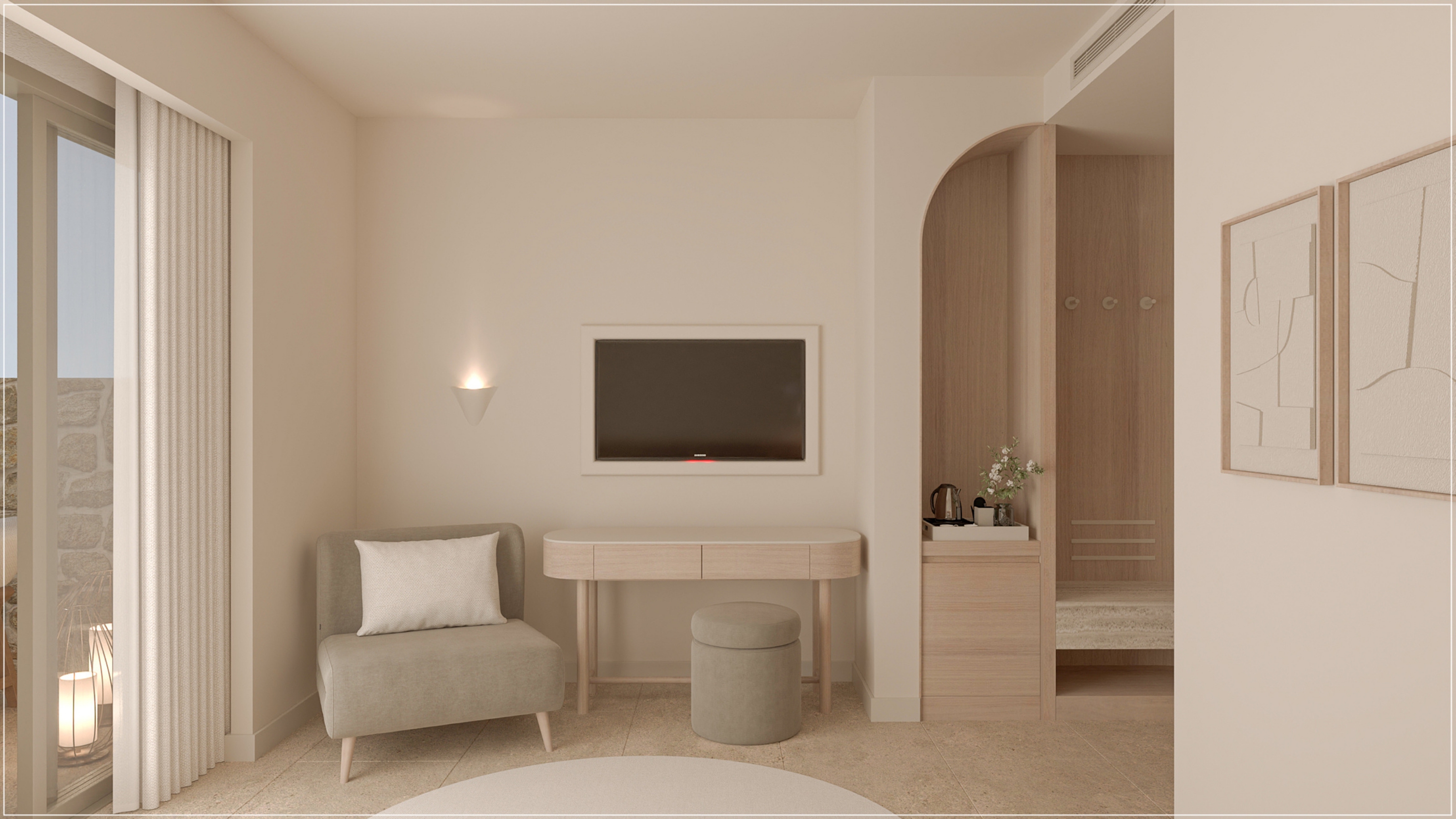 Swim-Up Room